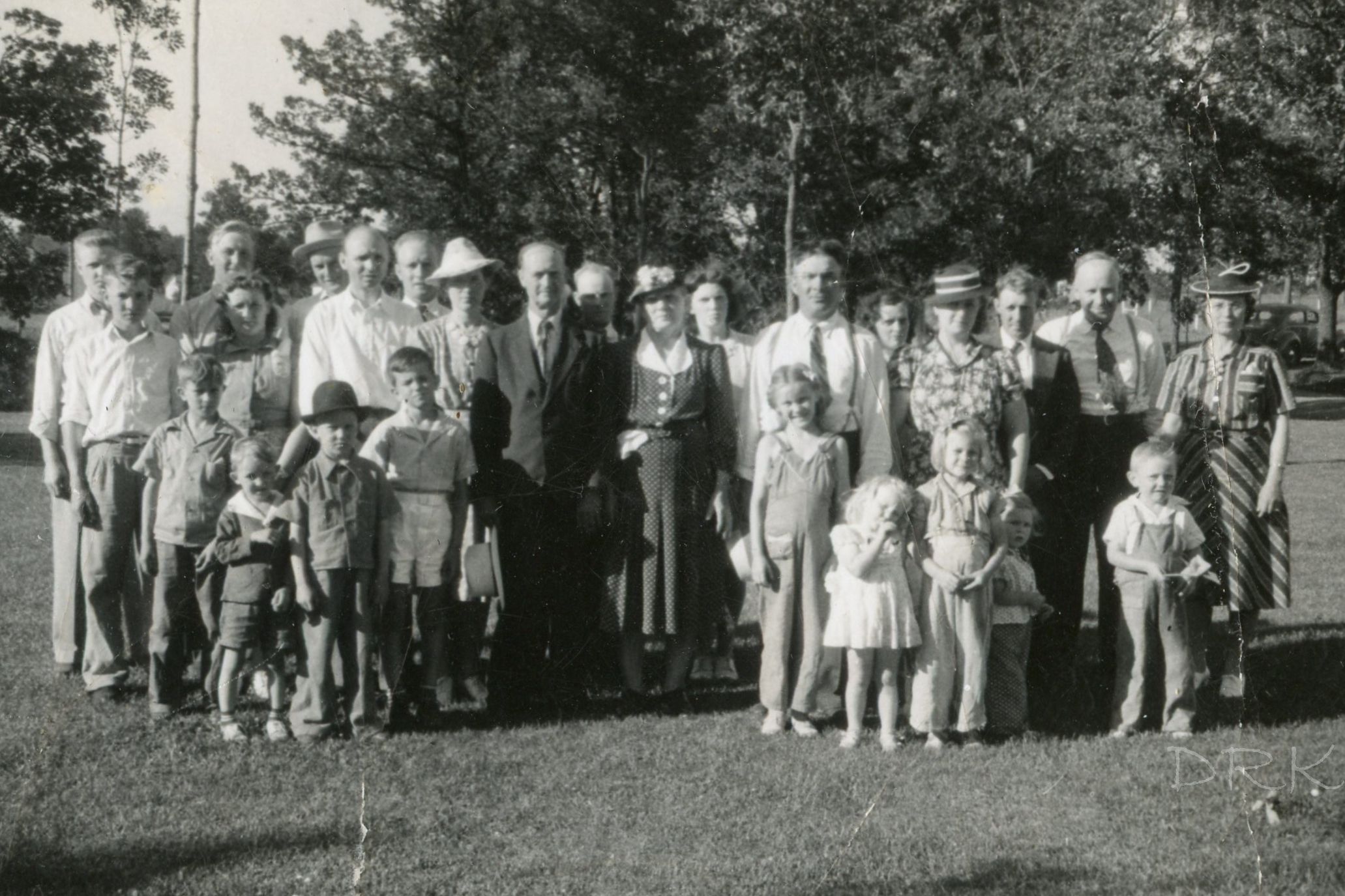 Christianson Family Reunion circa 1940