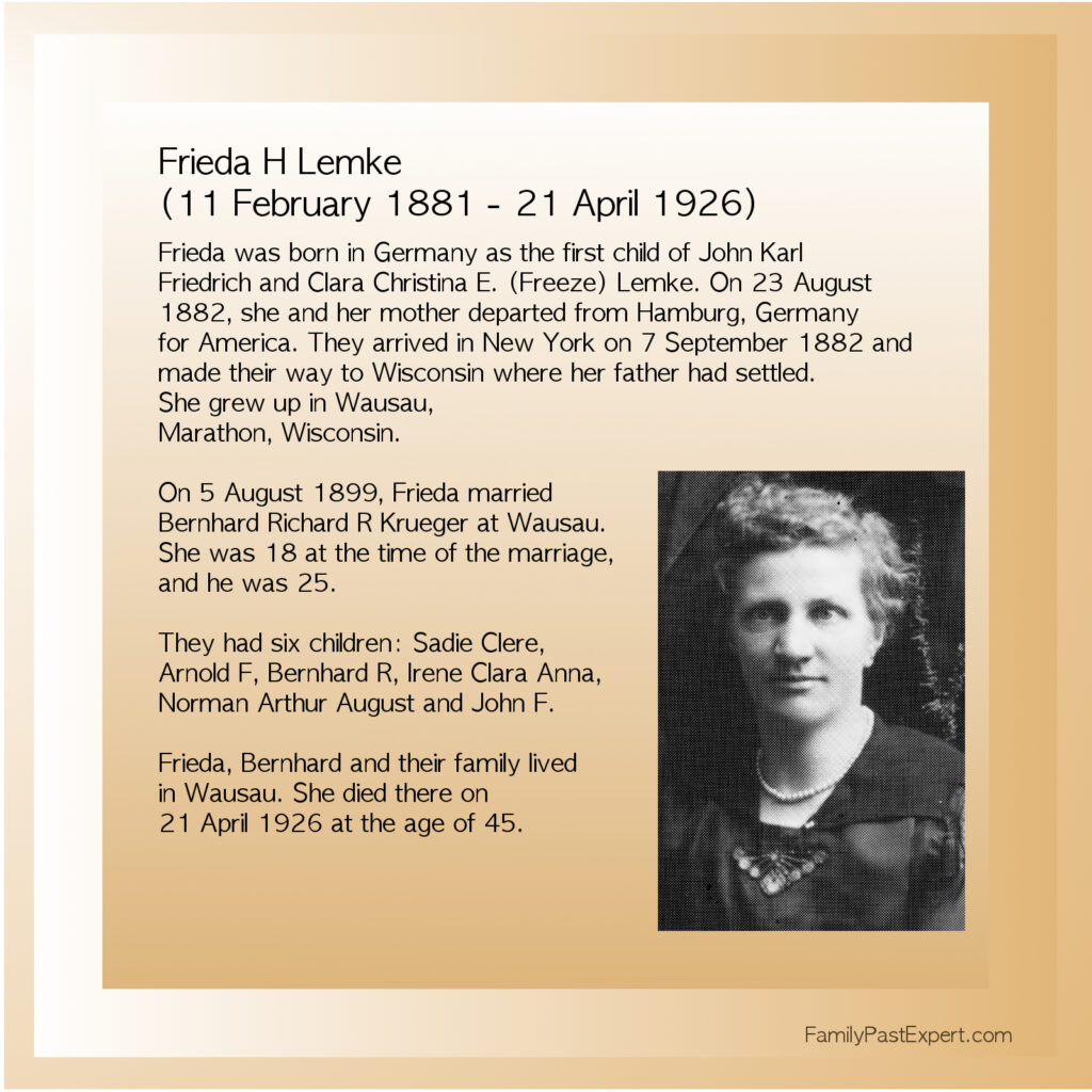 Frieda Lemke (1881-1926)