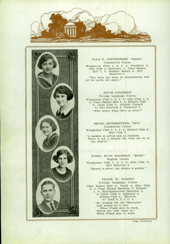 1922-Aschbrenner_Selma-Yearbook-Wausau_High_School (W)