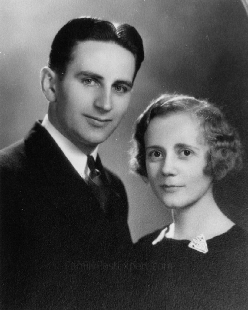 Norman and Sally Krueger, married 1933.