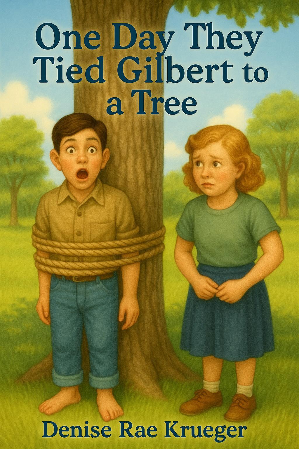 Read my new storybook, “One Day They Tied Gilbert to a Tree”
